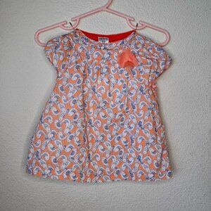 Carter's Sleeveless Sundress w/Matching Cardigan Salmon Peach Color